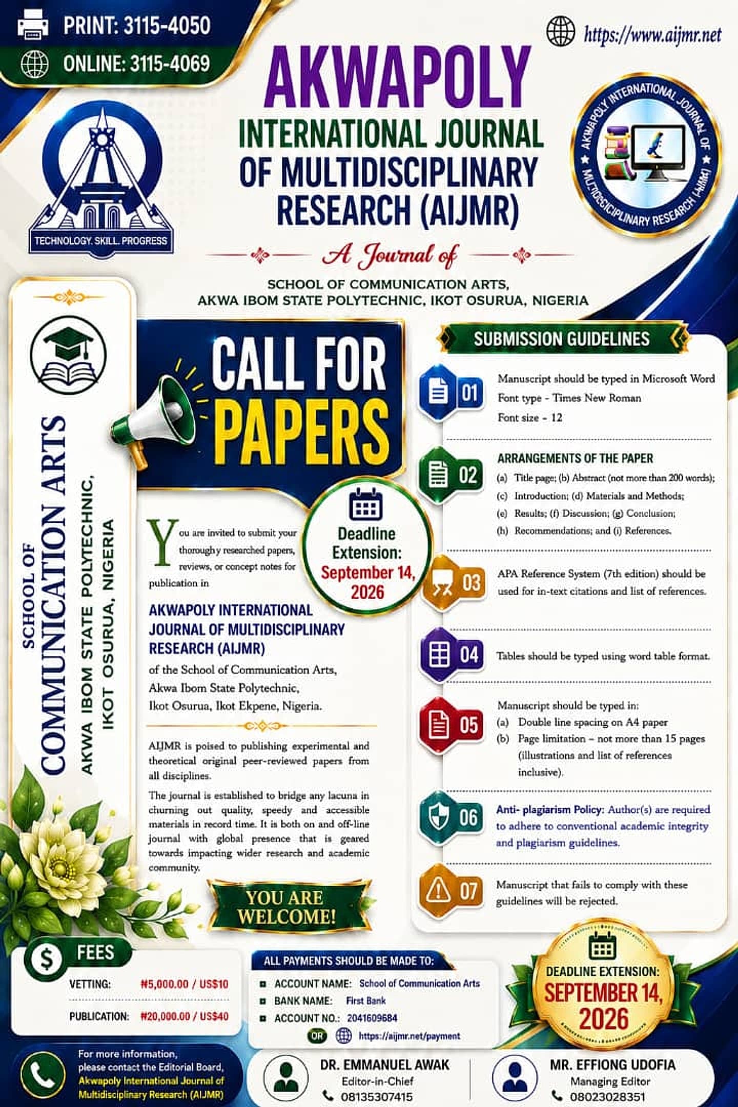 AIJMR Call for Papers