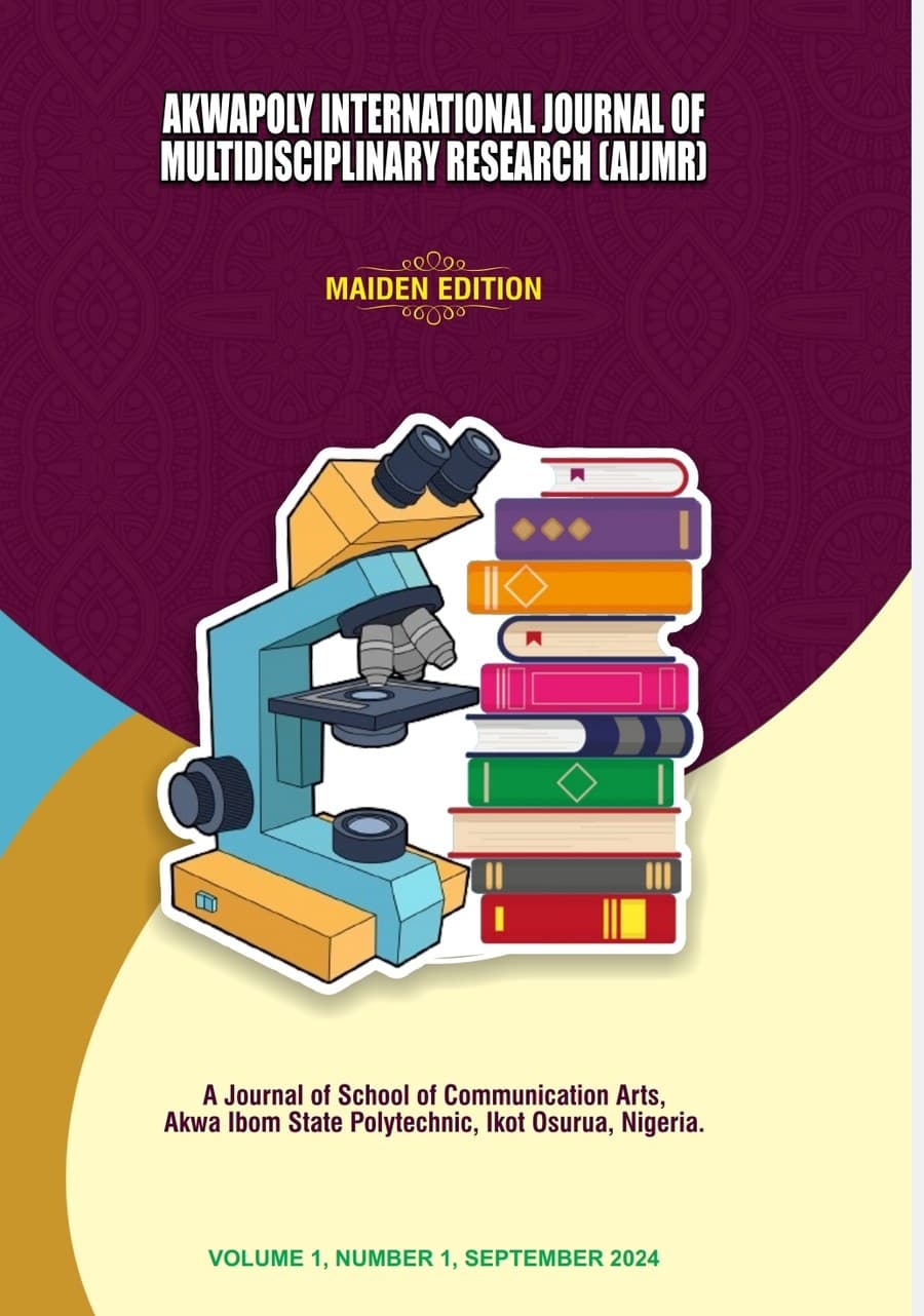 AIJMR Volume 1, No. 1 (Maiden Edition) cover