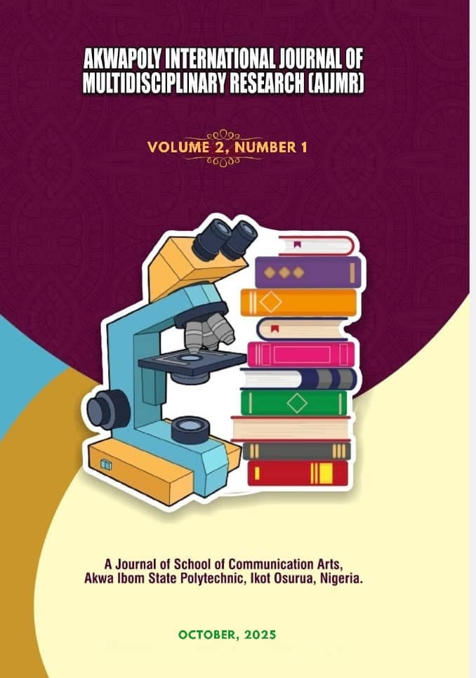 AIJMR Volume 2, No. 1 cover