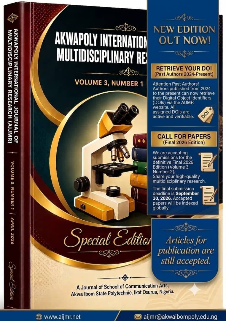 AIJMR Volume 3, Number 2 — Final 2026 Edition, Call for Papers