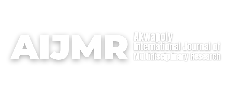 AKWAPOLY INTERNATIONAL JOURNAL OF MULTIDISCIPLINARY RESEARCH